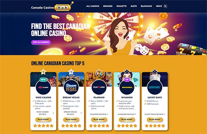 The site has important information in articles about casino